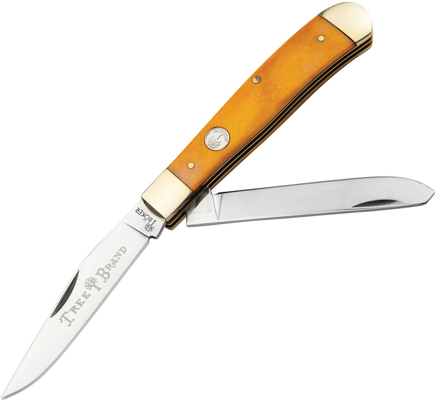 Böker Trapper Yellow Bone