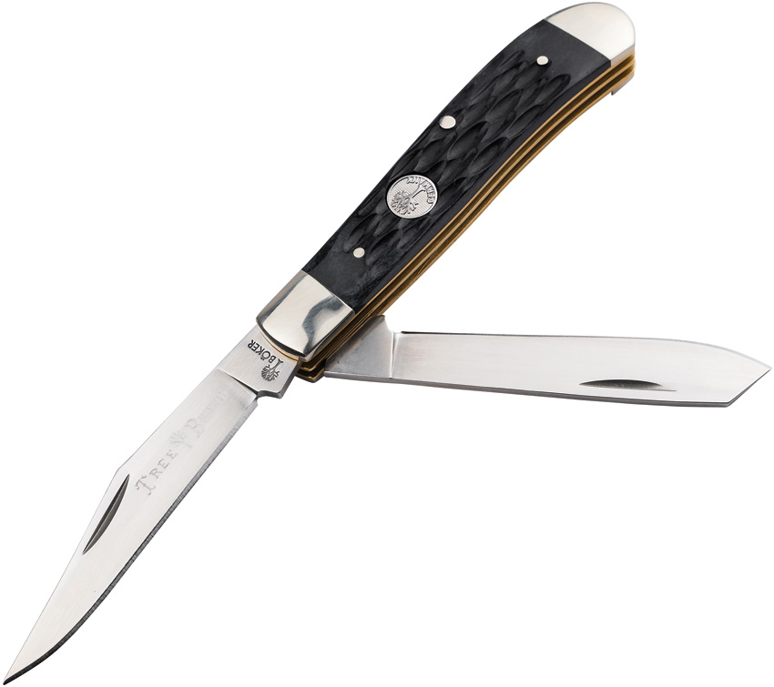 Böker Mini Trapper Jig Black Bone