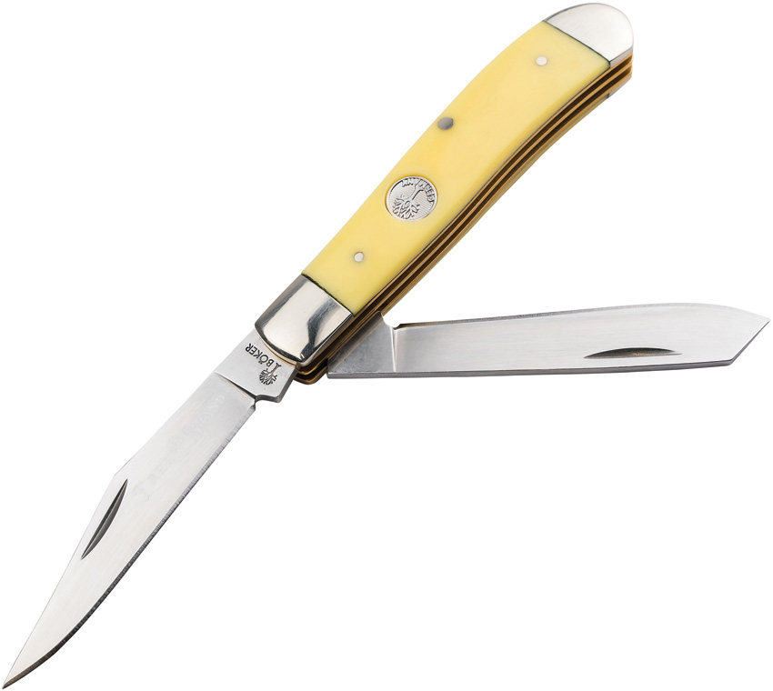Böker Mini Trapper Yellow Delrin