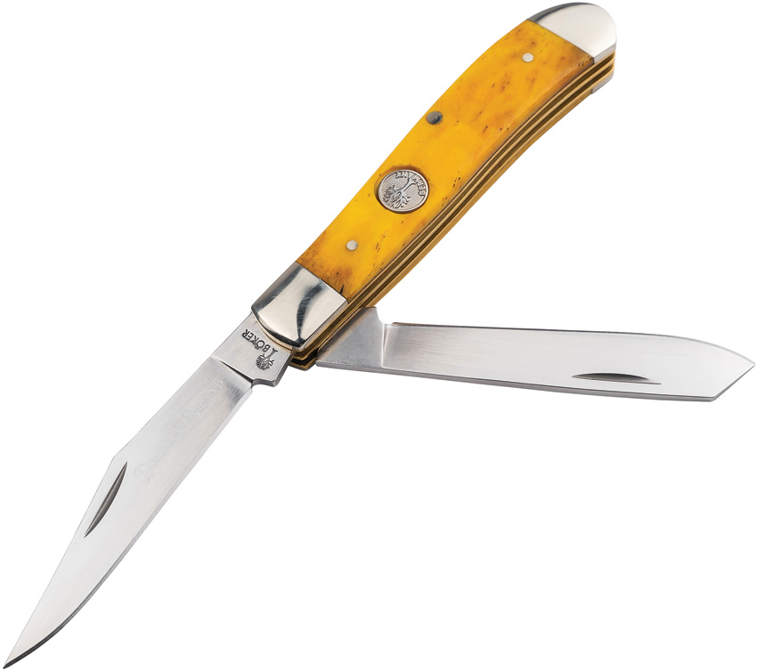Böker Mini Trapper Smooth Yellow