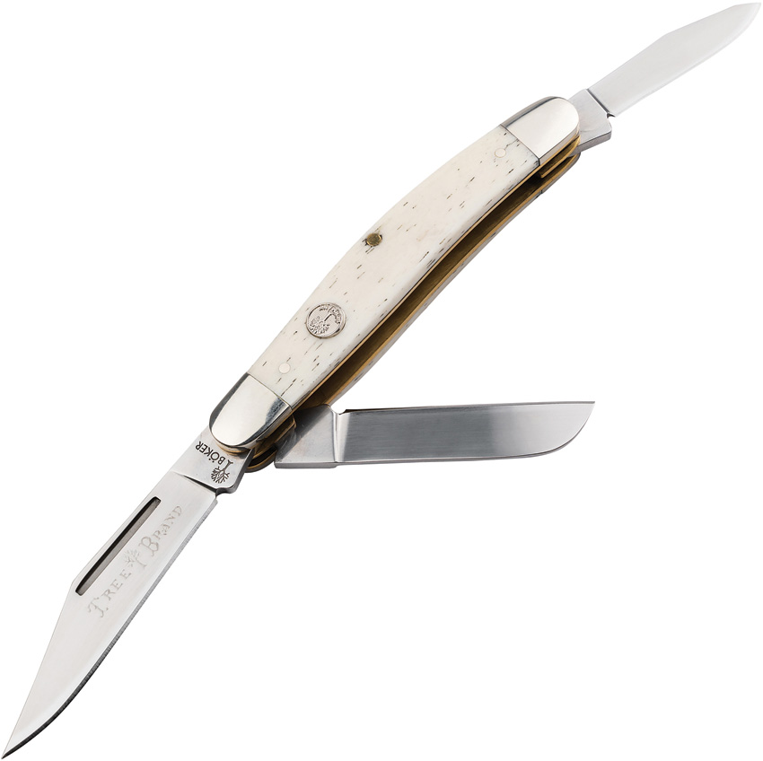 Böker Med Stockman Smooth White