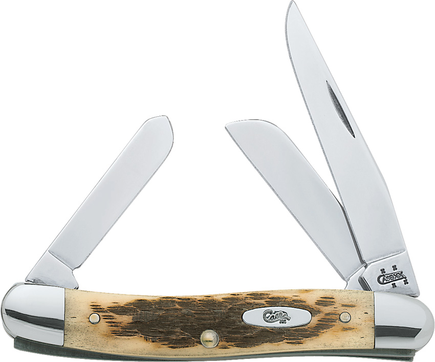 Case Medium Stockman Amber Bone