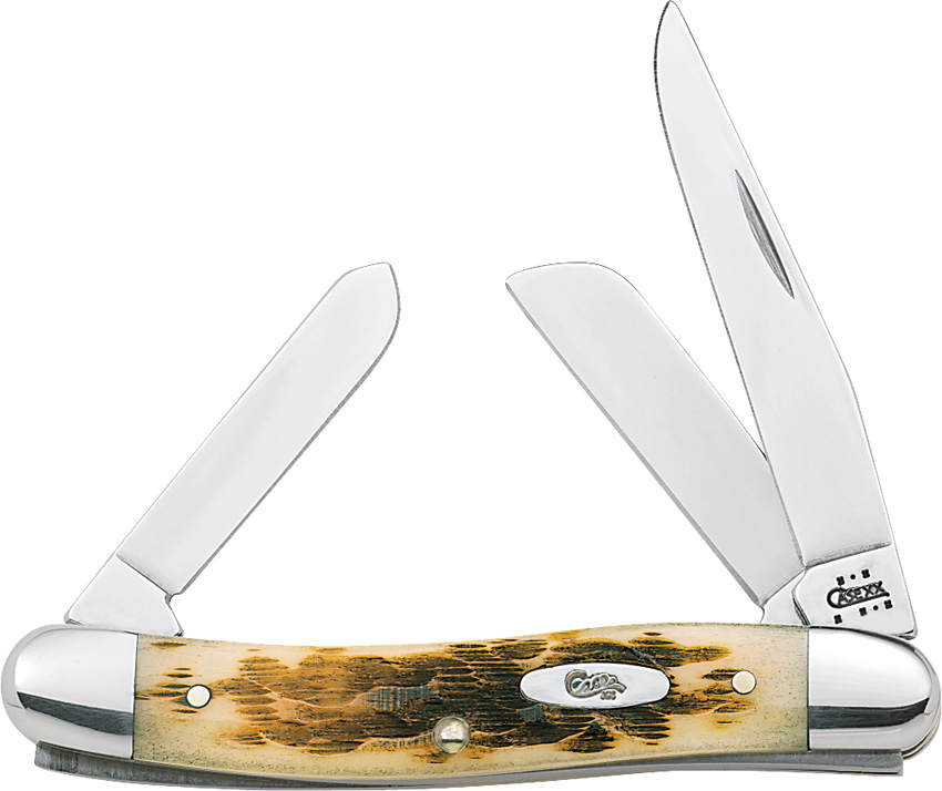 Case Stockman Amber Bone