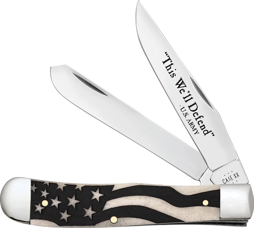Case U.S. Army Trapper Bone