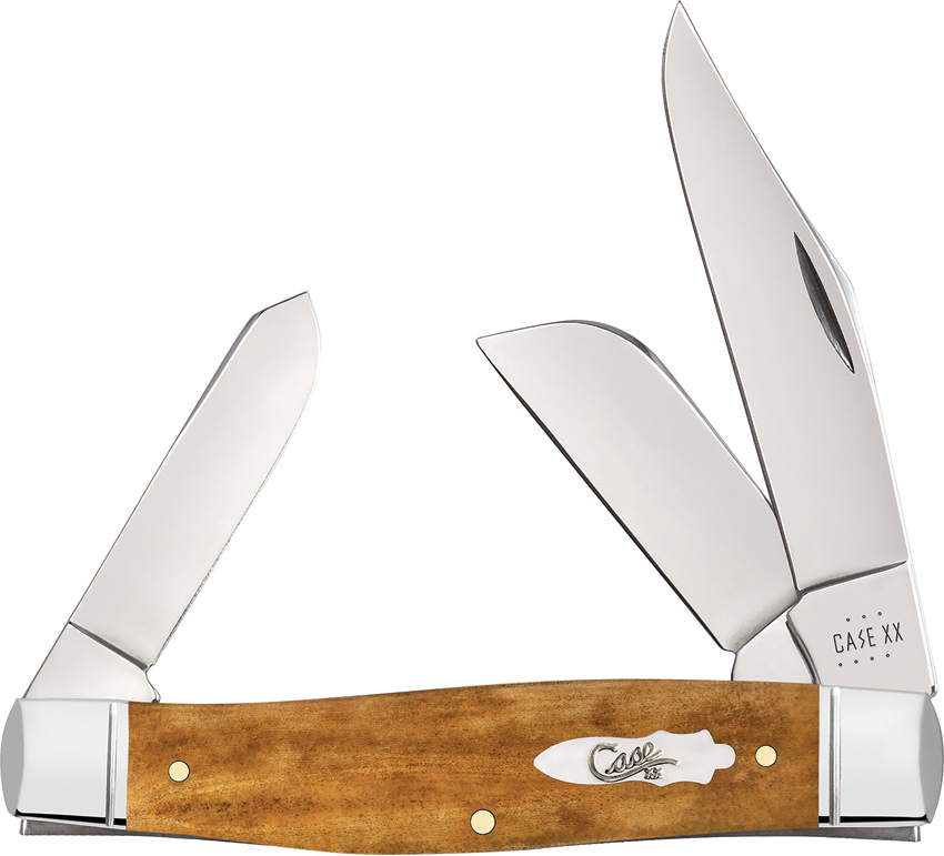Case Lg Stockman Antique Bone