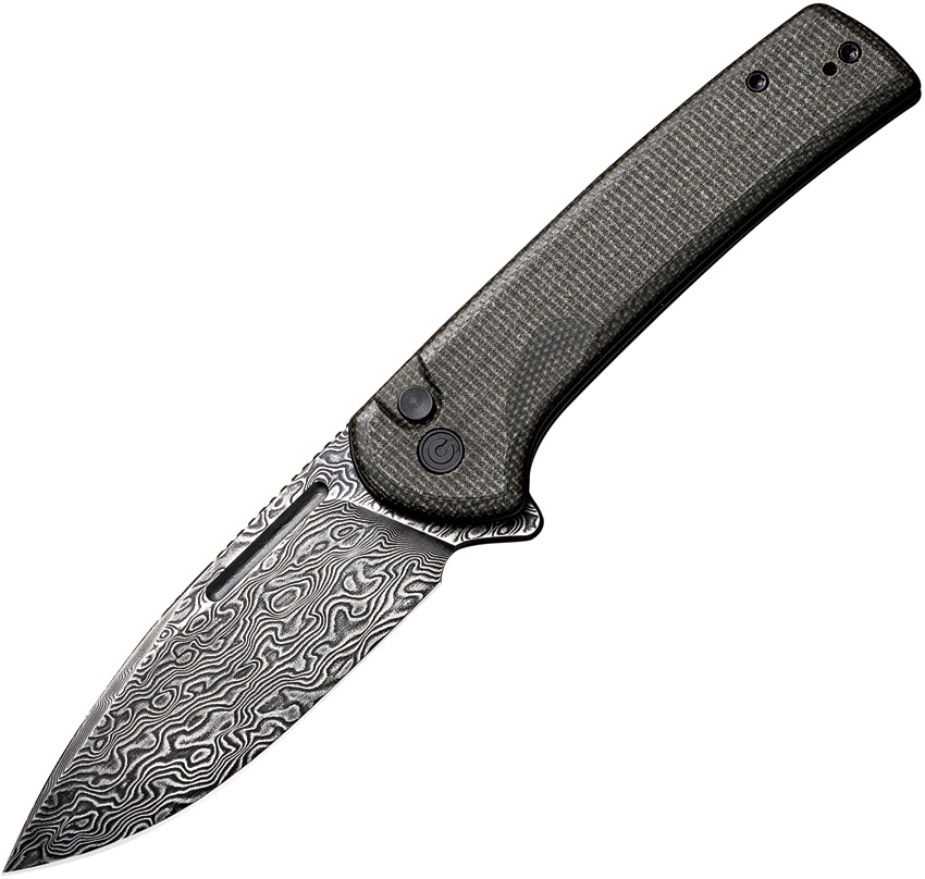 Civivi Conspirator Button Lock Black